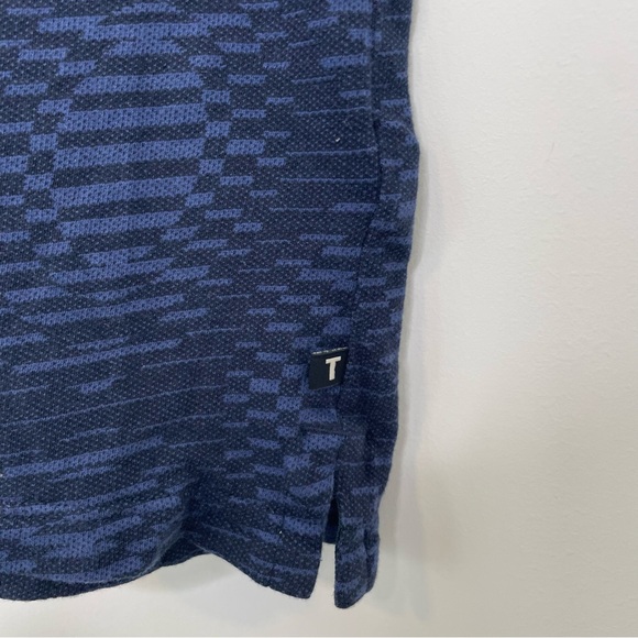 Ted Baker London Regular Fit Zip Up Short Sleeve Polo 7/XXL - Picture 4 of 7